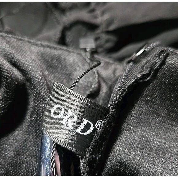 Miss Ord Black Whimsigoth Witchy Chiffon Tiered Lined Dress Size XL - Picture 12 of 14